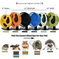 thumbnail image 7 of Exotic Nutrition Silent Runner Wheel 12" Glow + Cage Attachment + AutoClean Track, 7 of 7