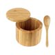 thumbnail image 4 of Tarro de condimento,Tarro de bambú para condimentos,almacenamiento de cocina,tarro de especias,Recipiente para condimentos Recipiente de cocina multiusos,tarro de especias azucarero con cuchara, 4 of 9