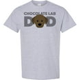 thumbnail image 3 of Inktastic Chocolate Lab Dad T-Shirt, 3 of 5
