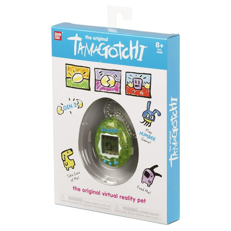 Original Tamagotchi - Green Glitter - Electronic Pets