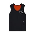 thumbnail image 4 of IROINNID Heated Vest for Women Men Plus Size 3 Heating Zones Heated Sleeveless Pullover Winter Heating Undershirt , Battery Not Included,Black, 4 of 8
