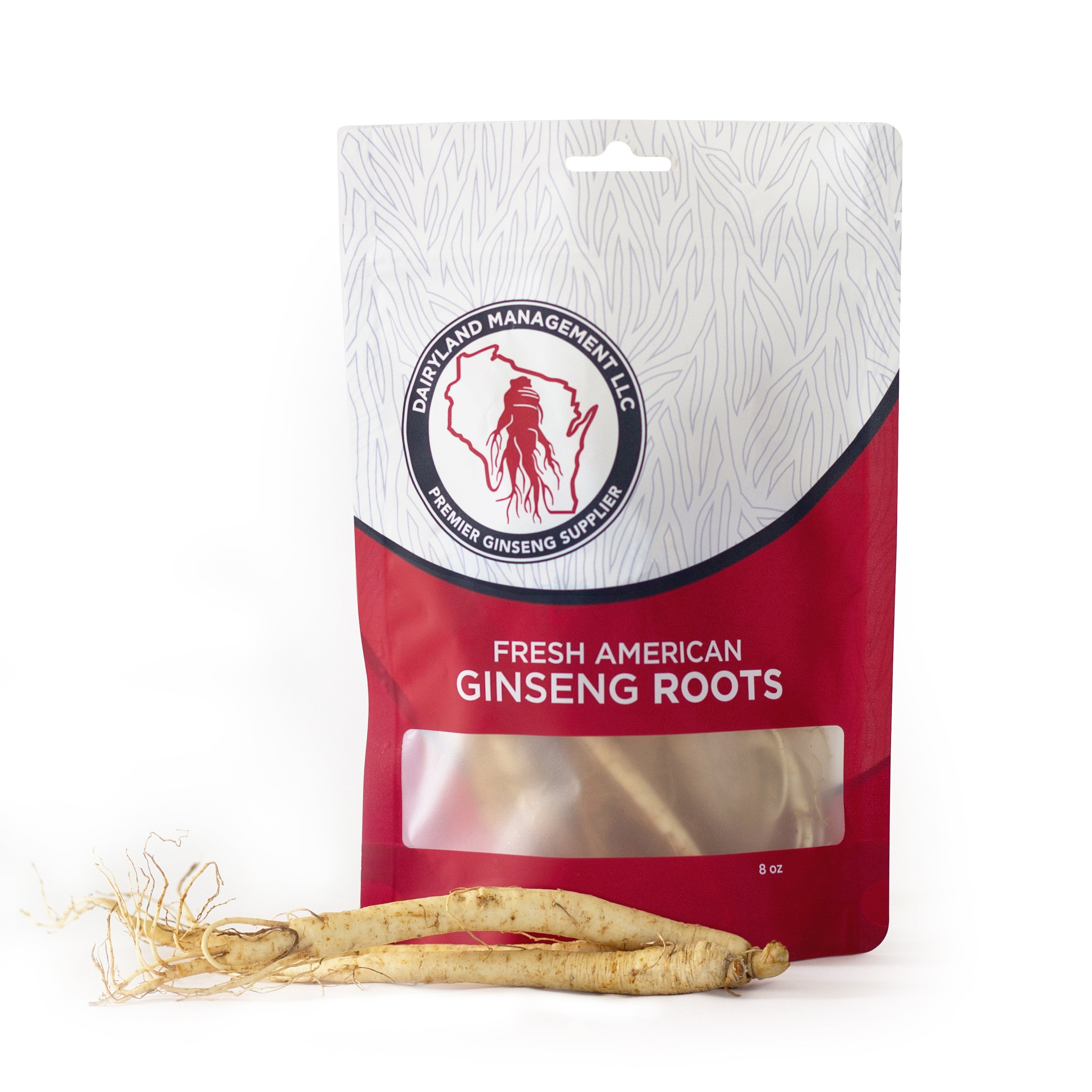 Fresh American Ginseng Roots!! 8 oz NONGMO, Gluten Free, Energy
