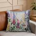 thumbnail image 5 of Flower Pillow Cover, 17.7x17.7in Spring 3D Flower Printed Cushion Cover, Decorative Pillowcase for Sofa Home Living Room and Bedroom Without Insert, 5 of 6