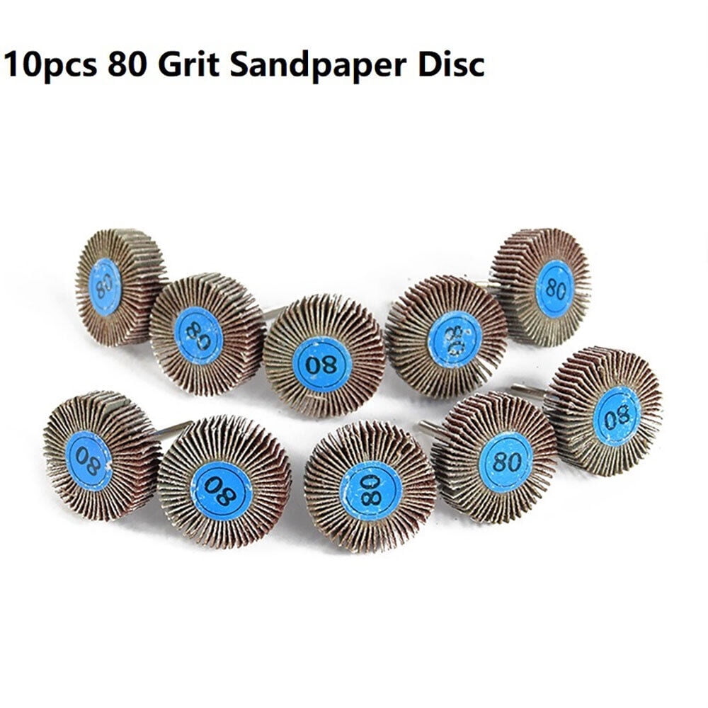 Flap Wheel Set For Dremel Rotary Tool die grinder sanding paint rust 1/