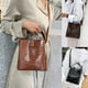 thumbnail image 5 of Bolsos de PU para mujer, bolso tipo cubo, bolsos de negocios, bolso con asa superior, gran capacidad marrón jinwen bolsos cruzados de mujer, 5 of 8