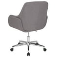 thumbnail image 3 of Flash Furniture Rochelle Home and Office Upholstered Mid-Back Chair in Light Gray Fabric, 3 of 5