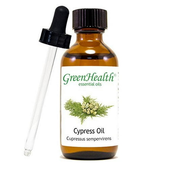 Cypress Essential Oil 2 fl oz Glass Bottle w/ Glass Dropper