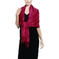 thumbnail image 1 of Peach Couture Soft and Silky Bamboo Rayon Pashmina Feel Shawl Scarf Wrap, 1 of 1