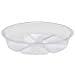 Bond Manufacturing CVS011 11in Plastic Saucer, Clear