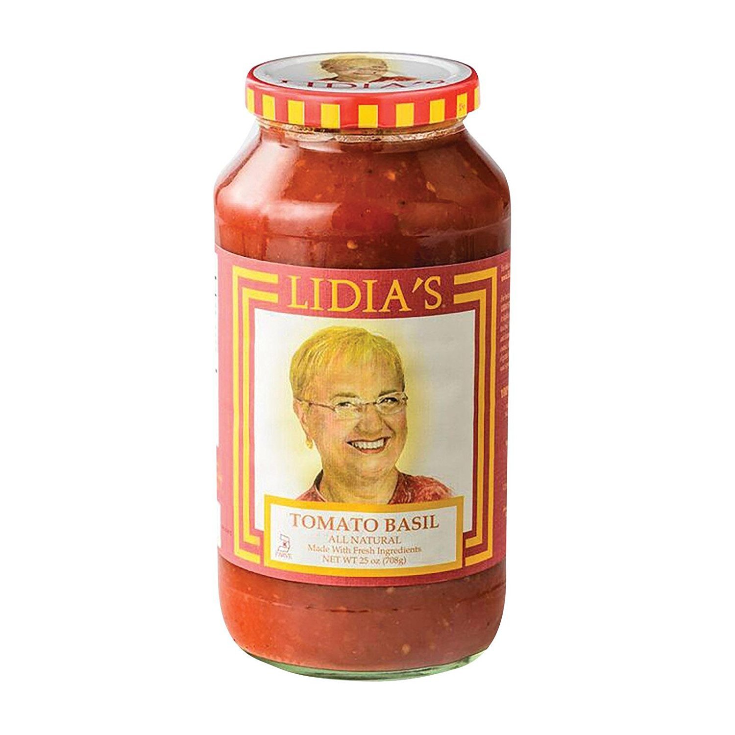 Lidias Italy Tomato Basil Pasta Sauce, 25 Ounce 6 per case.
