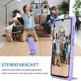 thumbnail image 4 of for Samsung Galaxy A14 5G Case with Slide Camera Cover, [Military Drop Protection] [Snug Touch] Hard Back & Soft Edge Phone Case with Stereo Bracket for Samsung A14 5G 6.6" LTT Purple, 4 of 18