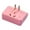Pink, variant on xaoyunyn Rotatable Power Socket Converter Expand Socket to,Offers Wireless Convenient Charging with Overload Protection for Home,Office,Travel