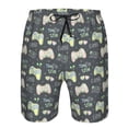 thumbnail image 4 of Naloa Gamers Men's Beach Shorts, Surfing shorts, Swim trunks, Quick Dry Swim Trunks for Surfing Beach Fun - Small, 4 of 9