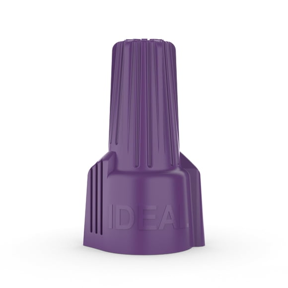 Ideal Electrical Twister Al/Cu (30-1765S) Purple Wire Connector, Bag of 10 â?? Aluminum-to-Copper Twist-On Wire Nuts with Antioxidant Filler