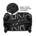 thumbnail image 4 of Bingfone Black Scientific Luggage Cover Washable Suitcase Cover Protector Anti-Scratch Suitcase Cover Fits 18-32 Inch Luggage (without luggage), 4 of 9