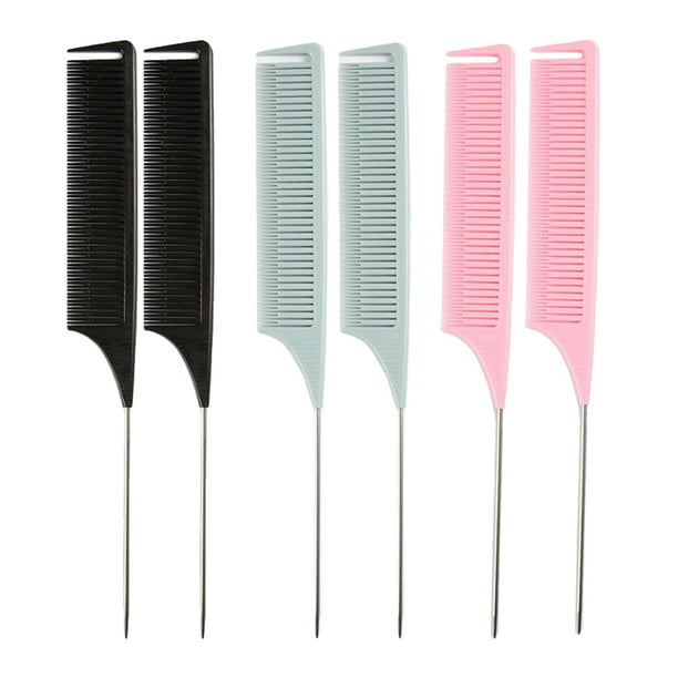 Peines de Peluquería Sunnimix 6 Piezas de Tejido Profesional