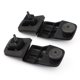thumbnail image 5 of Puertas de vidrio Bisagras Durable Negro Ventana Automotriz ACTV Accesorios ACCESORIOS RV Reemplazo para Tributo en Paquete de caja 2 Piezas kenally VI002485-00B, 5 of 7