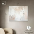 thumbnail image 5 of Art Remedy Muted Neutral Art Canvas, 45" x 36", White Frame, Opalescent Hues III, 5 of 7