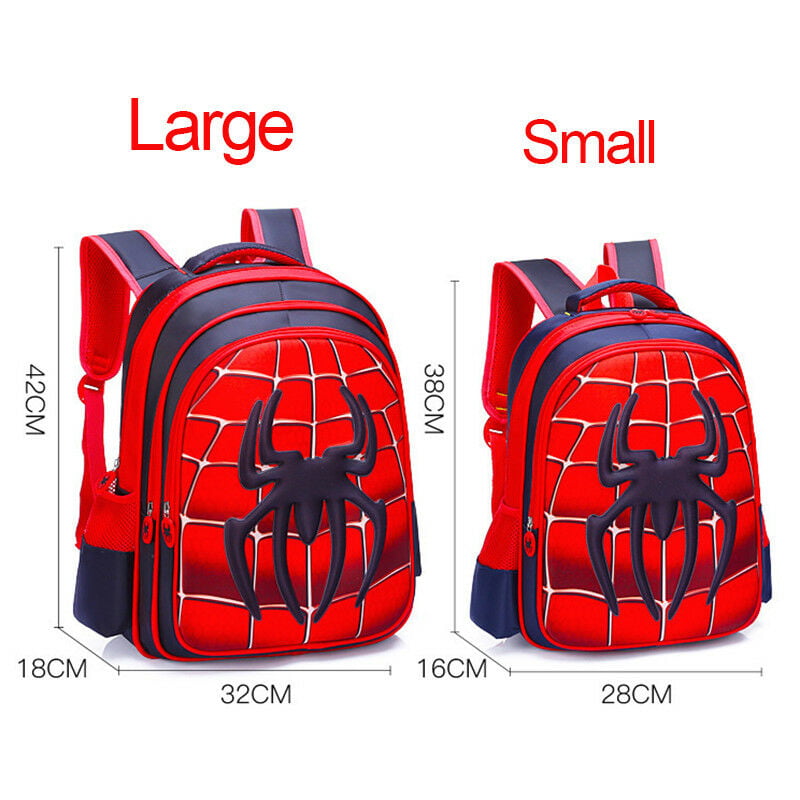 3D spider-man rucksack children school bag students waterproof backpack 