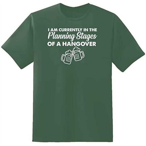 RedBarn I Am Currently In The Planning Stages Of A Hangover Novelty Sarcastic Funny Mens Graphic T Shirts