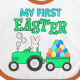 thumbnail image 4 of Inktastic My First Easter Bunny and Tractor Boys or Girls Baby Bib, 4 of 4
