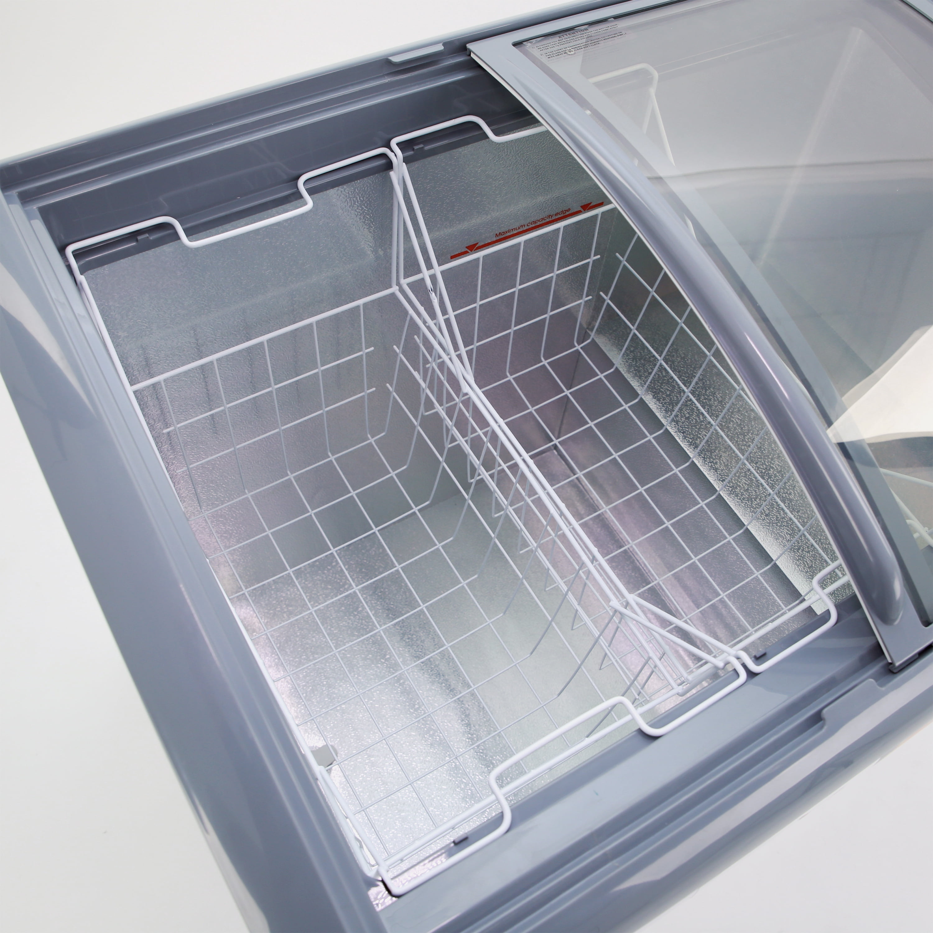 Avanti 9.5 cu. ft. Commercial Glass Top Freezer or Refrigerator, in White (CFC836Q0WG)