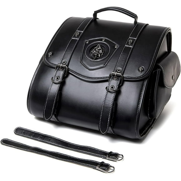 Motorcycle Tool Bag Retro Styles Saddlebag Leather Side Bag Bags Travel Luggage Bag Over Saddlebag