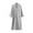 Gray, variant on FNFYFH Womens Kimono Robe Lightweight Soft Bathrobe 3/4 Sleeve Sleepwear Nightgown Spa & Bath Robes with Pocket