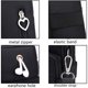 thumbnail image 4 of Bolso para teléfono móvil bolso bandolera tipo cartera negro, 4 of 7