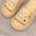 thumbnail image 1 of Zapatillas lindas de dibujos animados Ticfox Diapositivas suaves para mujer, 1 of 5