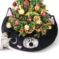 thumbnail image 1 of Túnel Cama para Gatos Kitten Series Baseola Negro y Rosa para hasta 10 kg, 1 of 8