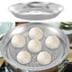 thumbnail image 3 of Vaporera de alimentos de acero inoxidable, plato para cocinar al vapor multifunción, utensilios de cocina (plateados), 1 ud., 3 of 6