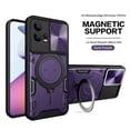 thumbnail image 1 of Magnetic Phone case compatible Moto Edge 30 Fusion 5G, Slide Camera Lens Protection and Built in 360 Rotatable Ring Holder Cheap and fine, 1 of 5