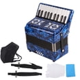 thumbnail image 2 of Accordion,  Sound Quality Durable Accordions Toy  for Beginner Dark Blue, 2 of 7