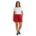 thumbnail image 6 of Turtle Bay New York Womens Interlock Knit Cotton Shorts with Elastic Waistband and Adjustable Drawstring, 6 of 6