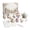 White, variant on 9‑Piece Fantasy Crochet DIY Kit, Complete Gnome Themed Crochet Starter Set with Yarn, Hook and Step‑by‑Step Instruction Booklet, Hand‑Making Craft Kit for Decor & Gift