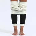 thumbnail image 6 of Lohuatrd Women Winter Leggings Thick Plush Lining Warm Elastic High Waist Skinny Compression Warm Soft Solid Color Pantyhose Underwear Yoga Homewear Pants, 6 of 8