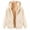 /c13Beige55, variant on CUZIBR Women Zip Up Hoodies Oversized Fuzzy Thick Lined Hooded Sweatshirt With Pocket Long Sleeve Trendy Fall Winter Pullover,Dark Green,Xxl