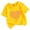 Yellow, variant on oqasdz Kids Child Teen Girls T Shirts Loe Heart Print Short Sleeve T Shirt Oversized Loose Active Tops, Size 11-12 Years