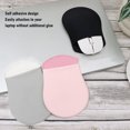 thumbnail image 6 of YAHHU 3PCS Stick On Mouse Pouches PU Reusable Adhesive Slim Mouse Holder Storage Bag for Computer Laptop / 5.31 x 3.82 inches (135 x 97 mm), 6 of 9