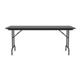 thumbnail image 2 of Correll CF3060PX-55 0.75 in. High Pressure Rectangular Top Folding Tables, Montana Granite - 30 x 60 in., 2 of 4