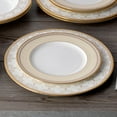 thumbnail image 6 of Noritake Trefolio Gold Set of 4 Dinner Plates, 6 of 7