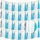 thumbnail image 1 of Juego de 4 guirnaldas de borlas con flecos, guirnalda de borlas brillantes, guirnalda de borlas de papel de seda, guirnalda de flecos, decoración de pared, fondo de borlas azules, 1 of 9