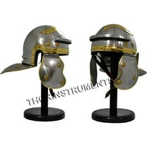 THOR INSTRUMENTS Roman Centurion Medieval Armour Helmet Replica Costume Without Plume LARP Adult Size Rustic Vintage Home Decor Gifts