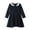 Black, variant on ANINEO Kids Toddler Baby Girls Spring Summer Print Ruffle Long Sleeve Dress