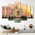 thumbnail image 4 of Sunset Printed, Indian Architecture Poster, Landscape Artwork, Seven Wonders Canvas Art, Famous Places Wall Decor, Taj Mahal Canvas, Canvas Wall Decor - Rolled Canvas, 4 of 9