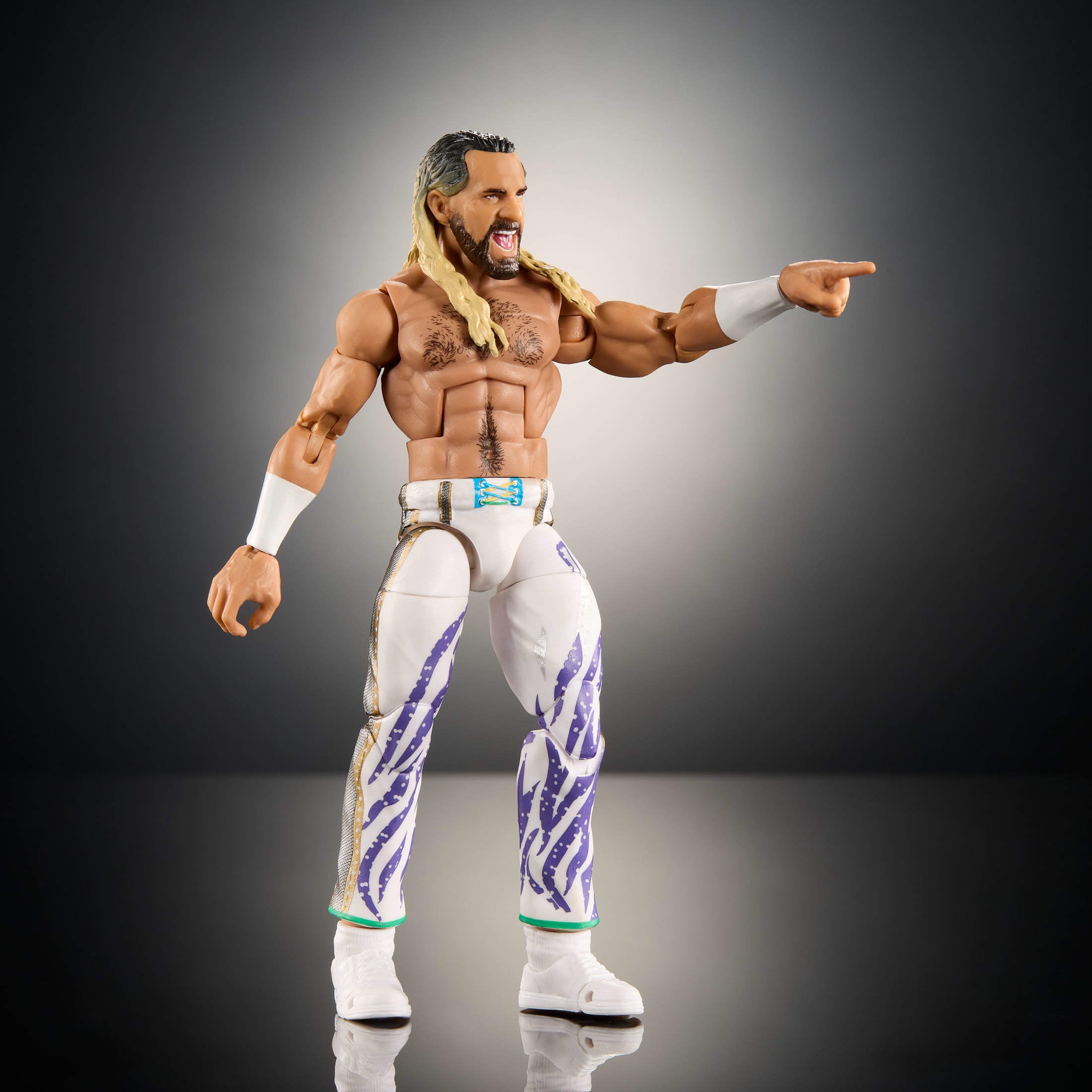 WWE Elite Seth “Freakin” Rollins Action Figure, Series #117 6-inch Collectible with Articulation & Accessories
