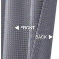 thumbnail image 4 of Haperlare Kitchen Curtains 30"W x 36"L Waffle Woven Textured Light Filtering Cafe Curtains for Bathroom, Gray, 2 Panels, 4 of 7