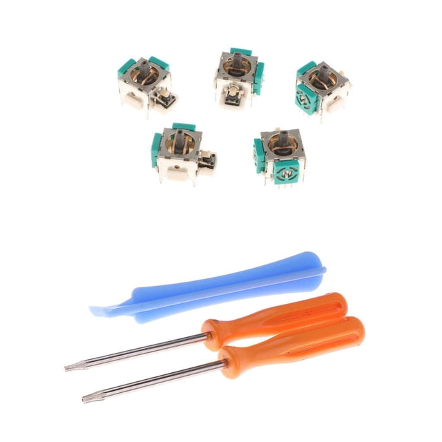 Controlador Inalámbrico perfke 5 Piezas Destornilladores T8 Herramientas Repuesto 360 Joysticks analógicos 3D