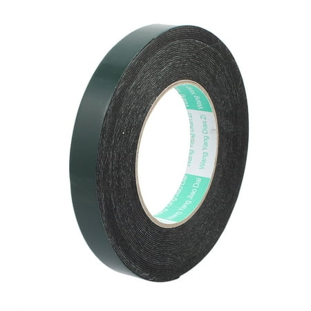 10M x 20mm x 1mm Dual-side Adhesive Shockproof Sponge Foam Tape Green